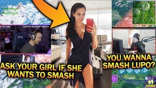 DrLupo Ask If He Can SMASH Alexia Raye Cloaks Girlfriend [upl. by Atnuahsal]