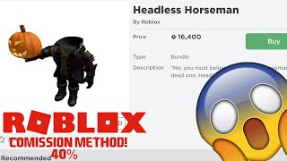 NEW 40 Method to Get HEADLESS HORSEMAN in ROBLOX 2024 [upl. by Chu132]