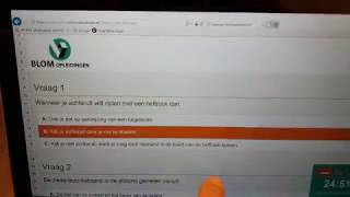 Digitaal examen theorie heftruckcertificaat  BLOM opleidingen [upl. by Nichols]