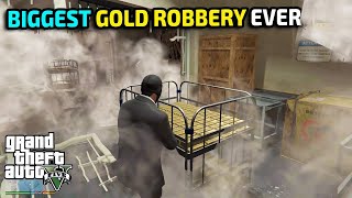 GTA 5  BIGGEST MILLION DOLLAR GOLD ROBBERY  BB GAMING [upl. by Korey]