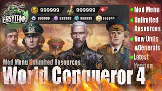 World Conqueror 4 Mod Apk  Mod Menu  Latest Version  Unlimited Resources [upl. by Botzow988]