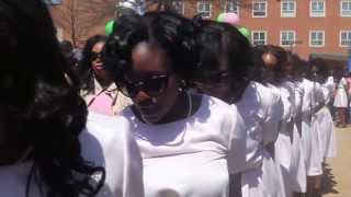 Alpha Kappa Alpha Alpha Chapter Howard University Spring 2013 Probate 50 REIGN [upl. by Drona]