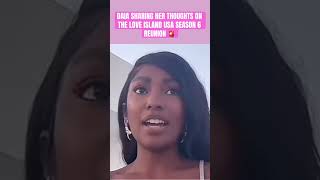 Daia from loveislandusaseason6 shares her negative thoughts on Ariana Madix from the reunion 🚨 [upl. by Florinda]