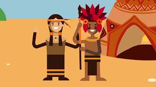 History of Native Americans Animation [upl. by Ilwain]