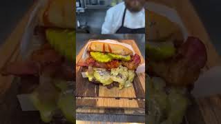 How to Make the Perfect Double Smash Burger And Fries at Home🍔🍟 viral trending dessert [upl. by Eluk908]