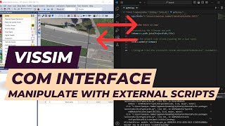 Vissim Tutorial  COM  Controlling Vissim externally [upl. by Yzdnil]