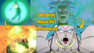 Dragon Ball Xenoverse 2 All DBZ Broly Movie References [upl. by Shirl]