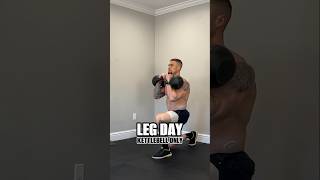 Kettlebell ONLY Leg Day bodybuilding legday [upl. by Lerraj313]