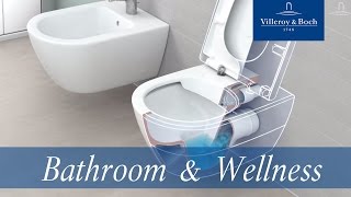 DirectFlush  Rimless Toilet  Villeroy amp Boch [upl. by Ehcadroj]