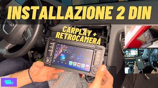 INSTALLIAMO IL CARPLAY E LA RETROCAMERA SU AUDI A3 8PA Audi a3 8pa Short build [upl. by Kari450]