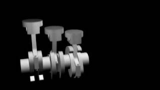 Straight 3 engine animation [upl. by Franzoni198]