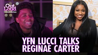 Has YFN Lucci Ever Cried Over Reginae Carter  Established with Angela Yee [upl. by Xuerd]