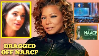 GET HER ○UT Meg Drgged ○ff NAACP Image Award 2024 Stage By Queen Latifah amid Unnvited APPEARNCe [upl. by Hull]