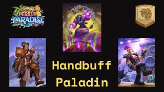 Handbuff Paladin Cheap Version But Not Too Strong Hearthstone Standard [upl. by Hen]