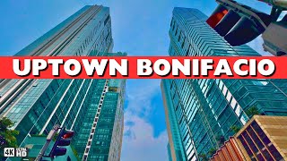 4K UPTOWN Bonifacio 2024 Walk Tour  Uptown Landers Mitsukoshi Hyatt  BGC Taguig [upl. by Eelek]