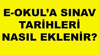 EOKULA SINAV TARİHİ NASIL GİRİLİR [upl. by Mira214]