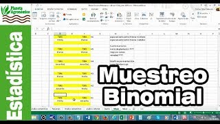 Explicación de un ⏱️ MUESTREO BIONMIAL [upl. by Barbi]