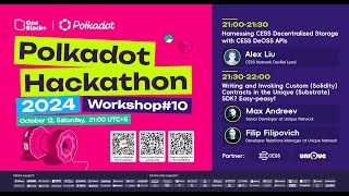 Polkadot Hackathon 2024 Workshop 10 [upl. by Ilak]