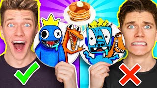 Best of Pancake Art Challenges 2 Must See How To Make Rainbow Friends amp Minecraft vs Roblox [upl. by Nihsfa]