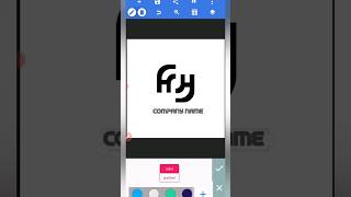 How to make Logo Designs with my smartphone phone in PixelLab graphicdesign [upl. by Crowell]