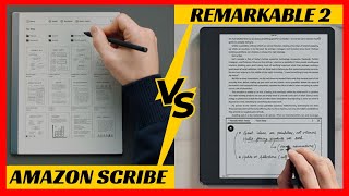 Amazon Kindle Scribe vs Remarkable 2 Which Digital Notebook Tablet Is Right for You [upl. by Drofyar]