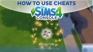 HOW TO USE CHEATS  The Sims 4 Console PS4 Xbox One [upl. by Teodora]