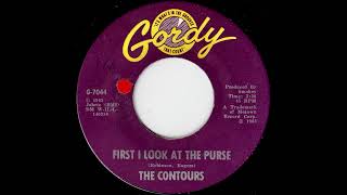 🔵 The Contours – First I Look At The Purse 1965 [upl. by Juan487]