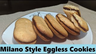 Milano Style Eggless Cookies [upl. by Gottuard]