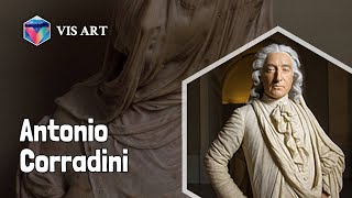 Who is Antonio Corradini｜Artist Biography｜VISART [upl. by Ettevahs285]