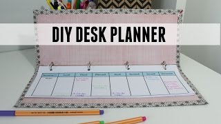 DIY faire un desk planner  semainier [upl. by Iuq]