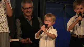 Spring Garden Tent Meetings Singing Friday Night Mel Stoltzfus Family [upl. by Korey]