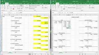 Ledger Accounts  Filipino TAccounts [upl. by Nnylaehs]