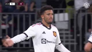 Jadon Sancho vs Aston Villa Friendly 23072022 [upl. by Aniloj]