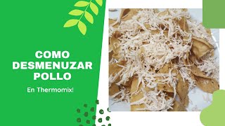 Como desmenuzar pollo en thermomix 👉RAPIDÍSIMO 👈 [upl. by Tegdig988]