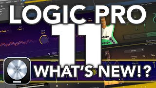 LOGIC PRO 11  Whats New in Logic 11 Stem Splitter AI Players Chord Track ChromaGlow amp MORE [upl. by Callahan]