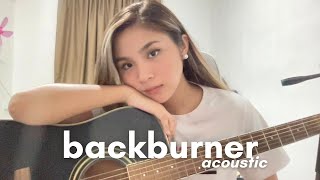 Backburner COVER  LYRICS  Niki Zefanya [upl. by Maribel]