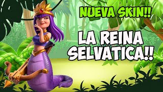 NUEVA SKIN DE LA REINA OS PRESENTO A LA REINA SELVATICA [upl. by Nylsoj526]