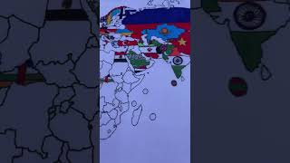 Pt 48 World map Yemen 🇾🇪 [upl. by Dnalram505]