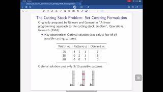 Lecture 21 Column Generation and Dantzig Wolfe Decomposition [upl. by Ellynn]