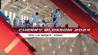 Mens Epee  Div I A  Cherry Blossom 2024 [upl. by Shelley878]