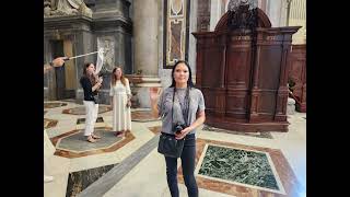 Visit Vatican Rome Pope Blessing All Of Us Italy TripP6 [upl. by Ylera247]