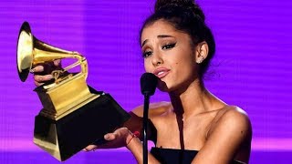 Ariana Grande WINS HER FIRST GRAMMY AWARD 2019 [upl. by Haorbed17]