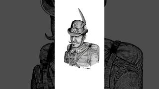 Ink illustration of an Italian Alpini soldier from the late 1800s shorts alpini drawing [upl. by Photina]