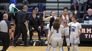 High School Girls Basketball Hopkins vs Farmington [upl. by Benia]