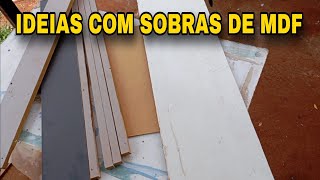 DECORAÇÃO FÁCIL DE FAZER REAPROVEITANDO PEDAÇOS DE MDF [upl. by Aihsetel]