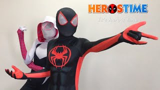 SpiderMan ACROSS THE SPIDERVERSE NEW Miles Morales Suit Gift by SpiderGwen [upl. by Eirollam]