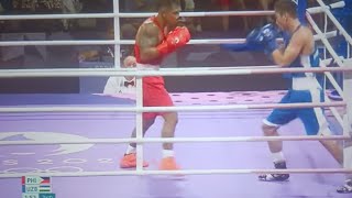 🔴Olympics2024 🇺🇿TURABEK KHABIBULLAAEV VS 🇵🇭EUMIR MARCIAL 80KG LIGHT HEAVYWEIGHT DIV [upl. by Arta]