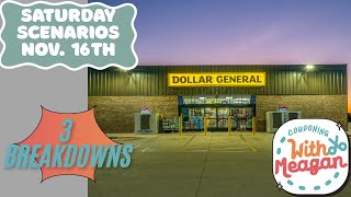 Dollar General Digital Couponing Deals Saturday November 16th [upl. by Cardie]