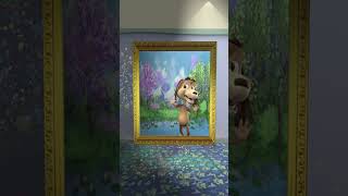 CHOCOLO CAE EN SU PINTURA  MI PERRO CHOCOLO 🐾  CANCIONES INFANTILES shortsinfantil [upl. by Alehc]