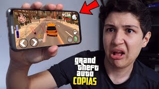 LAS PEORES COPIAS BARATAS DE GTA 10 Grand Theft Auto Android GTA SA GTA 5 [upl. by Oderfodog766]